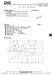 NJU6439C datasheet pdf New Japan Radio
