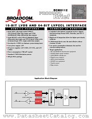 BCM8112 datasheet pdf Broadcom