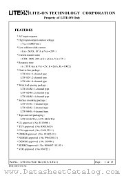 LTV-834 datasheet pdf Lite-On Technology Corporation