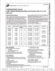 COP620C datasheet pdf National Semiconductor
