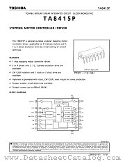TA8415 datasheet pdf TOSHIBA