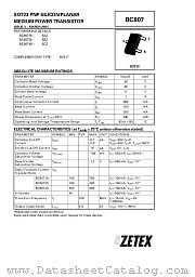 BC80716-5AZ datasheet pdf Zetex Semiconductors
