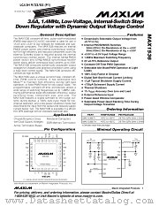 MAX1536ETI datasheet pdf MAXIM - Dallas Semiconductor
