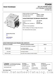 FD400C1C datasheet pdf etc