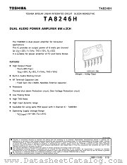TA8246H datasheet pdf TOSHIBA