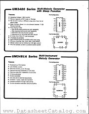 UM3480 datasheet pdf UMC