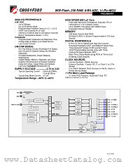 C8051F302 datasheet pdf CYGNAL Integrated Products Inc