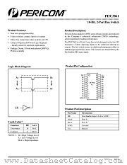 PI5C3861 datasheet pdf Pericom Technology