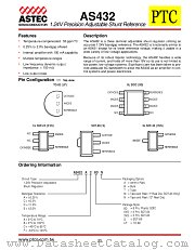 AS432CBLPM datasheet pdf ASTEC Semiconductor