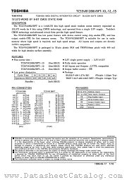 TC55V8128BJ-12 datasheet pdf TOSHIBA