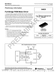 MC34923DW/R2 datasheet pdf Motorola