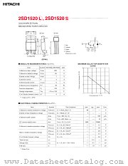 2SD1520L datasheet pdf Hitachi Semiconductor