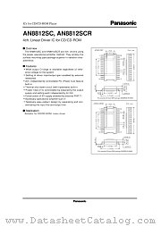 AN8812SC datasheet pdf Panasonic
