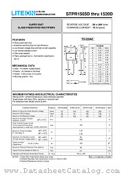STPR1505D datasheet pdf Lite-On Technology Corporation