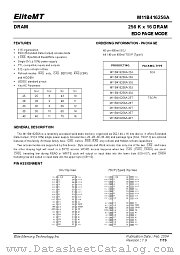 M11B416256A-35T datasheet pdf etc