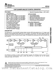 AD55444 datasheet pdf Texas Instruments