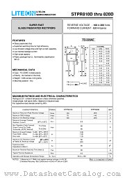 STPR810D datasheet pdf Lite-On Technology Corporation