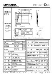 DM128128A datasheet pdf Orient Display