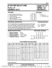 1517-10B datasheet pdf Data Delay Devices Inc