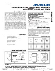 MAX1589A datasheet pdf MAXIM - Dallas Semiconductor