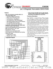 CY9C6264-70SNI datasheet pdf Cypress