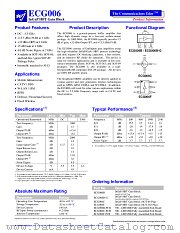ECG006F datasheet pdf WJ Communications