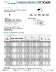 LL1608-FSLR15J datasheet pdf TOKO