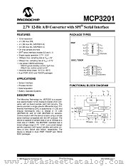 MCP3201-CIP datasheet pdf Microchip