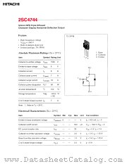 2SC4744 datasheet pdf Hitachi Semiconductor
