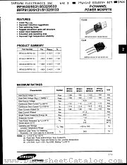 IRFP9131 datasheet pdf Samsung Electronic