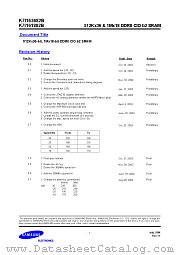 K7I163682B-FC30 datasheet pdf Samsung Electronic