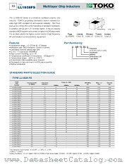 LL1608FS1N2K datasheet pdf TOKO