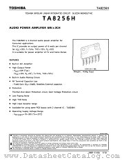 TA8256 datasheet pdf TOSHIBA