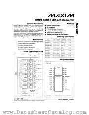 MX7228KCWG datasheet pdf MAXIM - Dallas Semiconductor