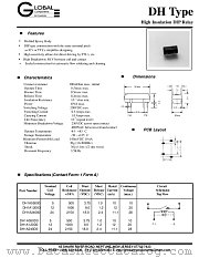 DH1A05000 datasheet pdf Global Components & Controls