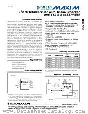 DS1388Z-5 datasheet pdf MAXIM - Dallas Semiconductor
