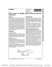 AN-5002 datasheet pdf Fairchild Semiconductor