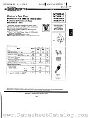 MTM8P10 datasheet pdf Motorola