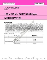 MBM30LV0128-PFTN datasheet pdf Fujitsu Microelectronics