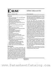 XCR5032-6PC44C datasheet pdf Xilinx