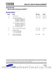 K7N401801B-QC13 datasheet pdf Samsung Electronic