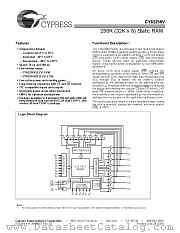 CY62256V datasheet pdf Cypress