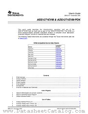 ADS1271EVM-PDK datasheet pdf Texas Instruments