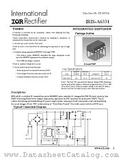 IRIS-A6331 datasheet pdf International Rectifier