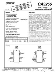 CA3256E datasheet pdf Intersil