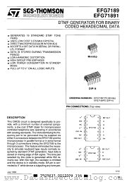 EFG71899PD datasheet pdf ST Microelectronics