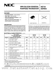 NE73430-T1 datasheet pdf NEC