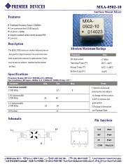 MXA-0502-10 datasheet pdf etc