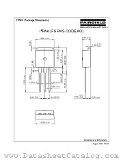 I2PAK datasheet pdf Fairchild Semiconductor