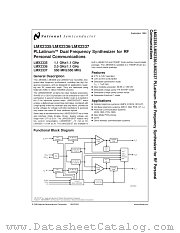 LMX2335M datasheet pdf National Semiconductor